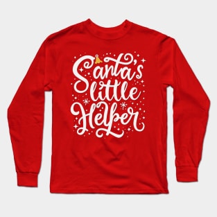 Santa's Little Helper Long Sleeve T-Shirt